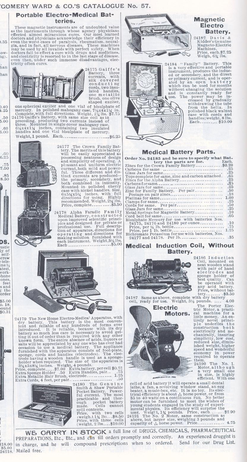 Wards 1895 Catalogue page